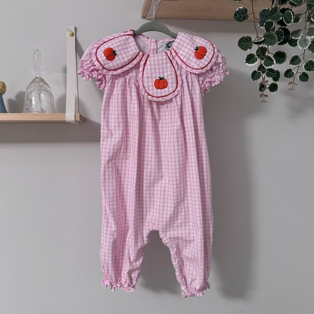 Cecil and Lou Pumpkin Romper 18 Months